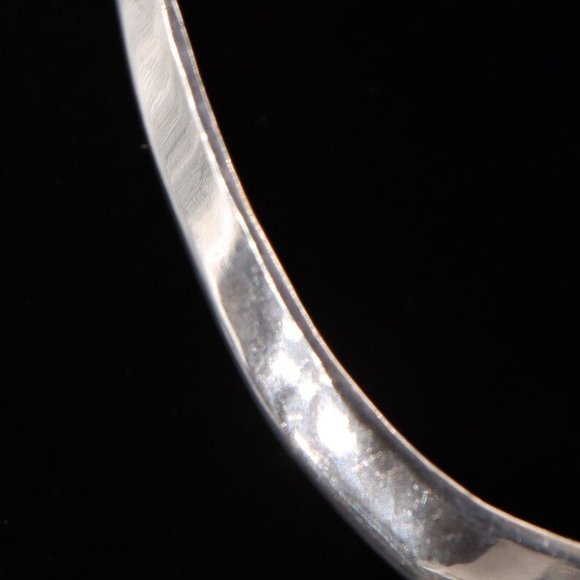 Sterling Silver Modern Bold Statement Necklace Sterling Silver Choker Necklace - Picture 4 of 4